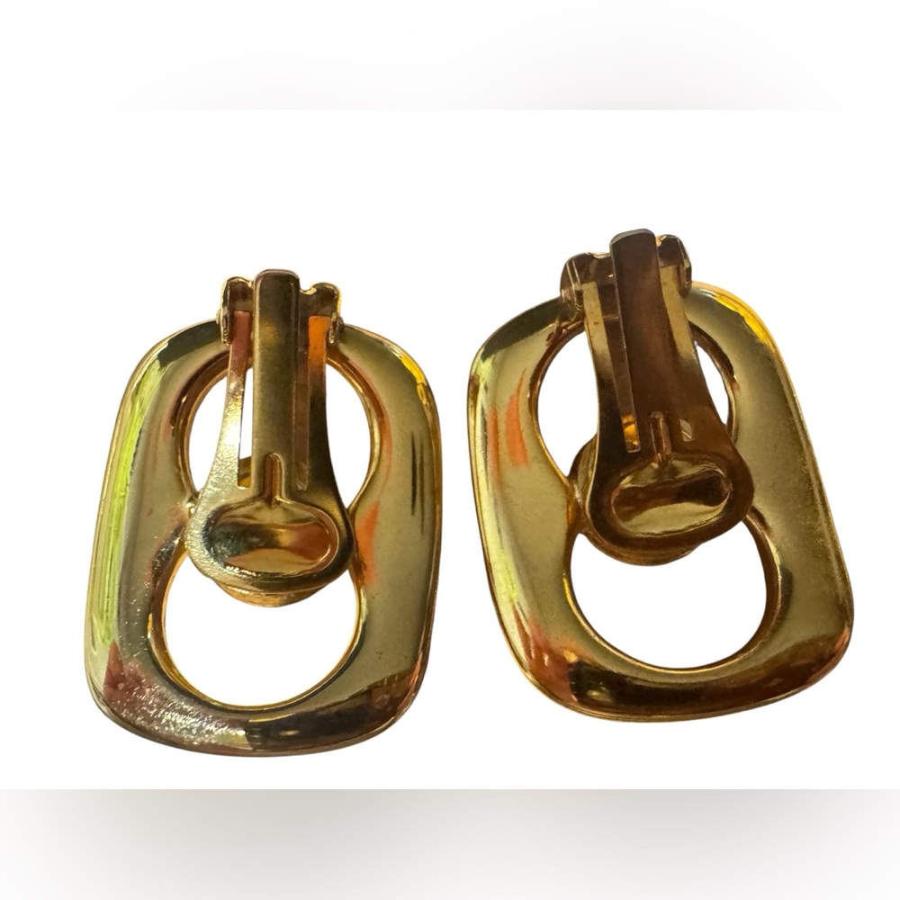 Gucci- RARE Vintage 1992 earrings - gold - Picture 4 of 9